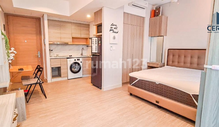 diJUAL 1 Bed Apartemen Taman Anggrek Residence Full Furnished