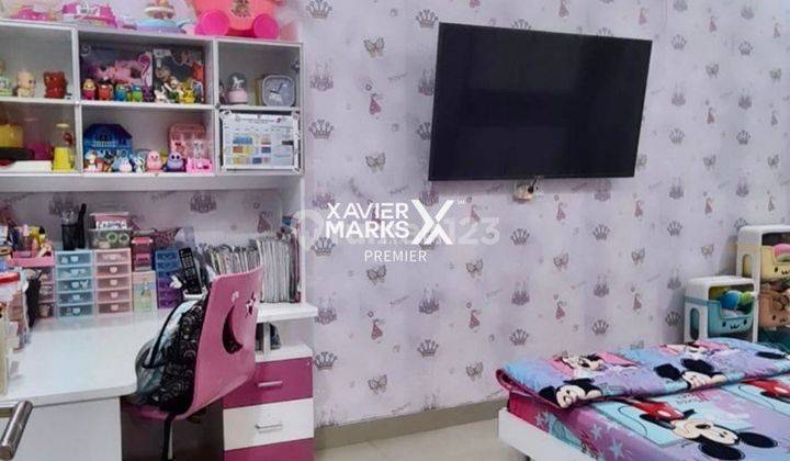 kamar tidur rumah furnished di perum graha