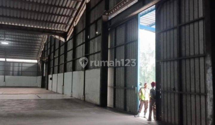 Disewakan Gudang Siap Pakai , Akses Kontainer Toll Mudah 1