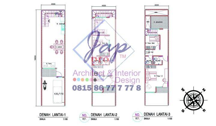 Dijual Rumah Baru 3 Lantai Di Tomang - Jakarta Barat 2