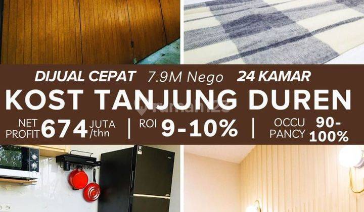 Dijual Cepat Kos Dengan Roi Tinggi Di Tanjung Duren 1