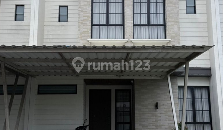 Dijual Rumah Modern 2 LT di Cluster Baru Tangerang - Semi Furnish