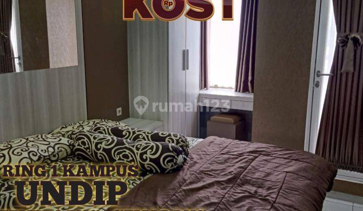 2 Lantai, Istimewa Lokasi,rumah Kost 10 Kamar,selangkah Ke Undip Semarang  1