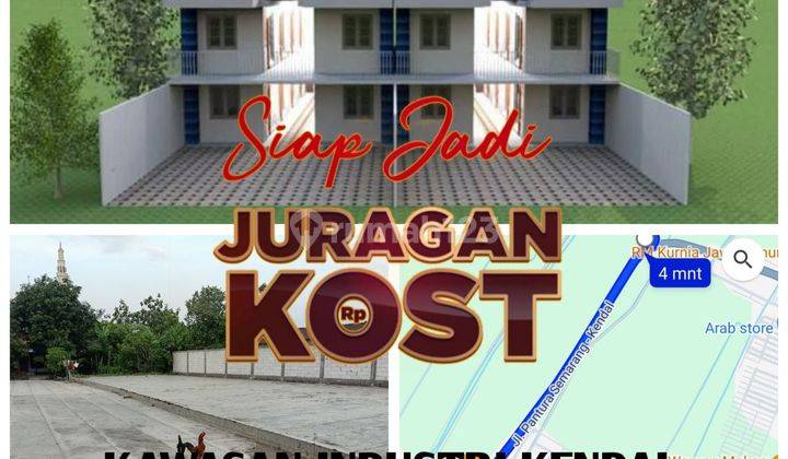 TANAH SUPER STRATEGIS,SIAP JADI JURAGAN KOST SELANGKAH KAWASAN INDUSTRI KENDAL KIK  1