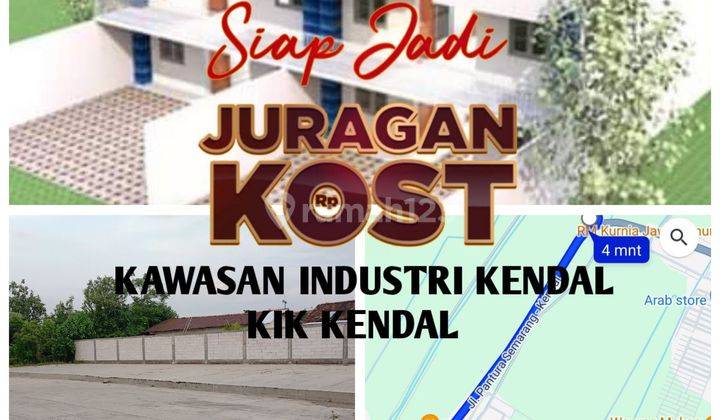 TANAH, ISTIMEWA STRATEGIS,COCOK BUAT KOST, SELANGKAH KE KAWASAN INDUSTRI KENDAL KIK  1