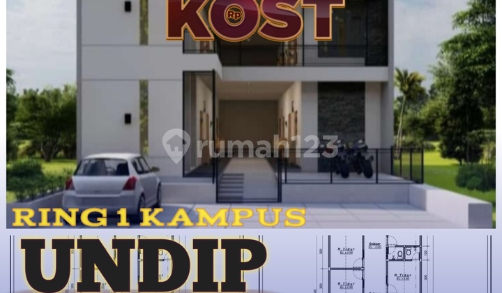 Kost Modern 2 Lantai,16 Kamar Ring 1 Undip Tembalang Kost Modern 2 Lantai,16 Kamar Ring 1 Undip Tembalang