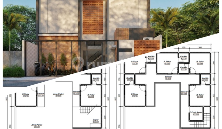 Murah,Kost 10 Kamar,Shm Tanah dan Bangunan Selangkah ke Undip