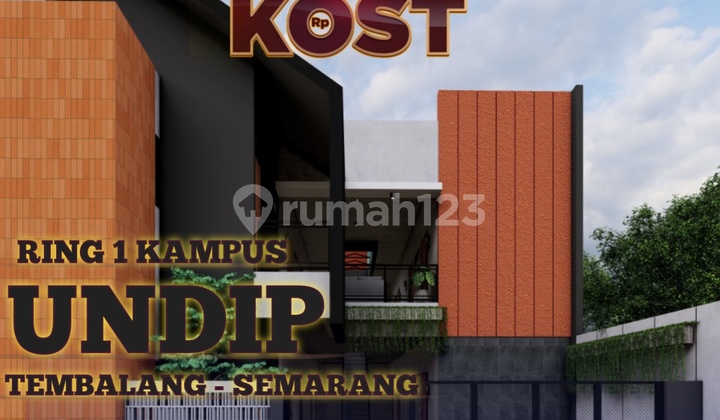 Boarding House with 16 Rooms, Certificate of Ownership for Land and Building, Ring 1 of Diponegoro University Semarang