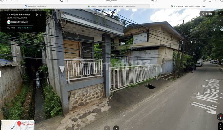 Rumah Dijual Jl Wijaya Timur Raya Keb. Baru, Jakarta Selatan.