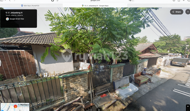 Rumah Dijual Jl Jatipadang 3 Pasar Minggu, Jakarta Selatan. Nego! Rumah Dijual Jl Jatipadang 3 Pasar Minggu, Jakarta Selatan. Nego!