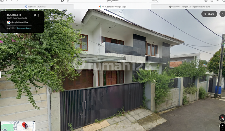 Rumah Dijual Jl Bendi 3 Kebayoran Lama, Jakarta Selatan. Nego! Rumah Dijual Jl Bendi 3 Kebayoran Lama, Jakarta Selatan. Nego!