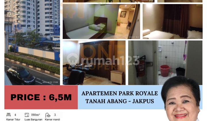 For Sale Park Royale Apartment - Tanah Abang, Central Jakarta For Sale Park Royale Apartment - Tanah Abang, Central Jakarta