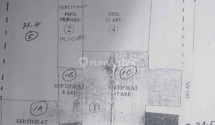 Dijual Tanah Los Pantai Jumpai Klukung, Bali Luas Tanah 2,3ha 3