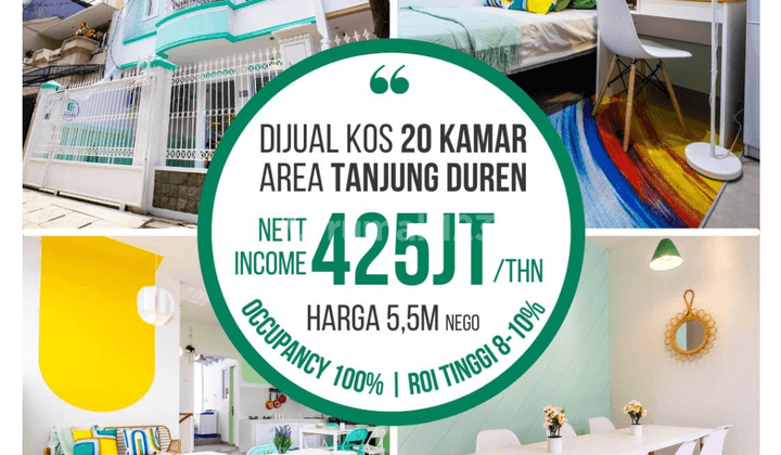 Dijual Kost an Anti Pandemi Full 100 Terisi Di Tanjung Duren Lokasi Strategis Fasilitas Lengkap 1
