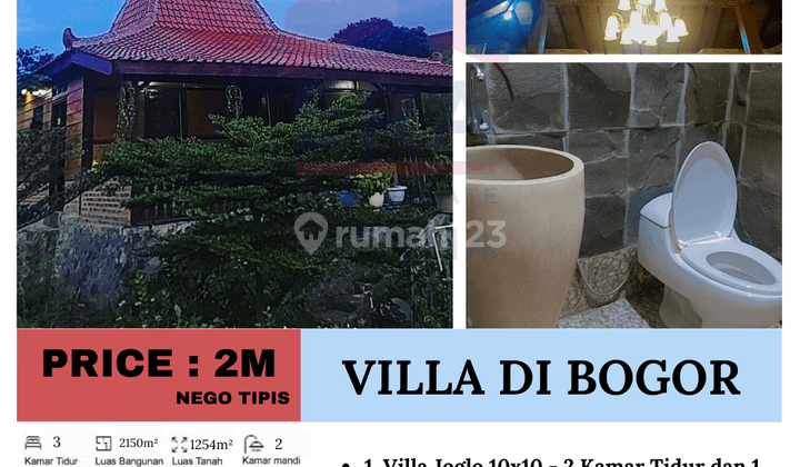 Dijual Villa di Bogor 1