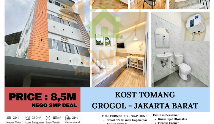 Dijual Cepat! Butuh Uang Banget! Kost Eksklusif di Tomang Full Occupancy - Income 59 Juta/Bln!