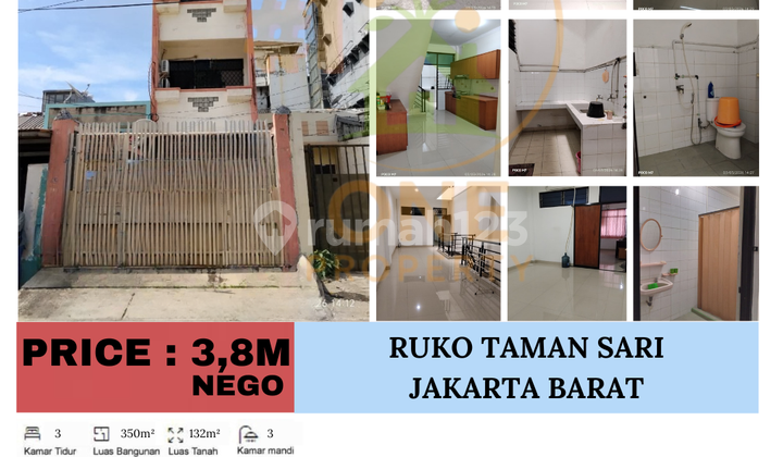 For Sale: Ruko Taman Sari - West Jakarta