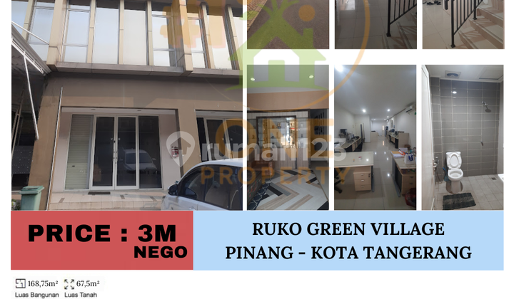 For Sale: Green Village Shop House, Pinang - Tangerang City