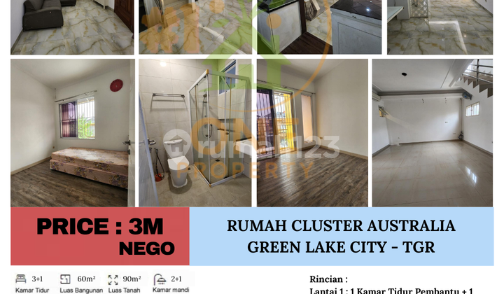 For Sale House in Green Lake, Petir, Cipondoh - Tangerang