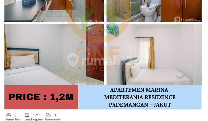 Dijual Apartemen Marina Mediterania Residence, Ancol, Kec. Pademangan, Jakarta Utara Dijual Apartemen Marina Mediterania Residence, Ancol, Kec. Pademangan, Jakarta Utara