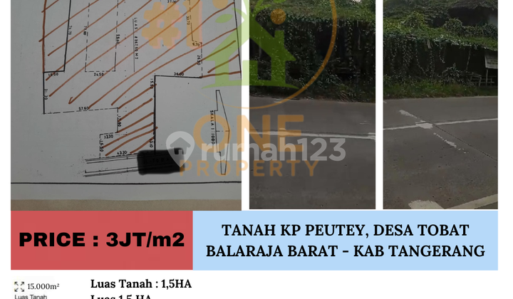 Dijual Tanah Kavling Kp. Peutey, desa Tobat. Kec. Balaraja Barat - Kab Tangerang Dijual Tanah Kavling Kp. Peutey, desa Tobat. Kec. Balaraja Barat - Kab Tangerang