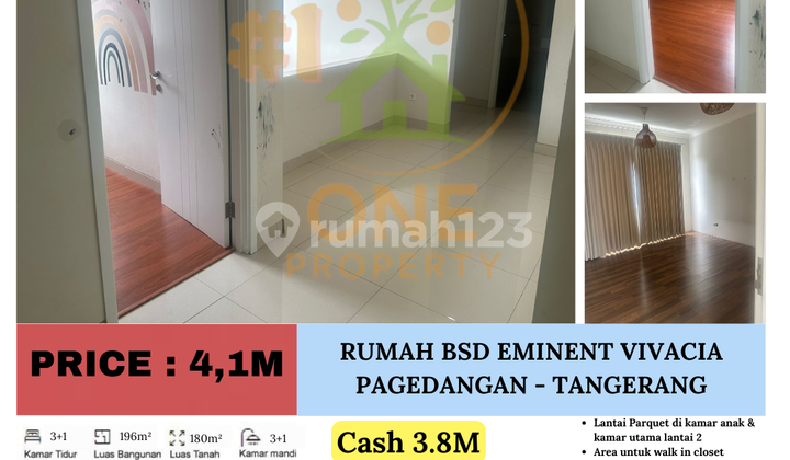 For Sale Cheap Good House Ready to Live In BSD Eminent Vivacia, Pagedangan - Tangerang For Sale Cheap Good House Ready to Live In BSD Eminent Vivacia, Pagedangan - Tangerang