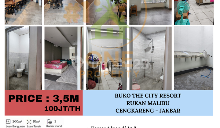 Turun Harga! The City Resort Residence Rukan Malibu, Cengkareng - Jakarta Barat Turun Harga! The City Resort Residence Rukan Malibu, Cengkareng - Jakarta Barat