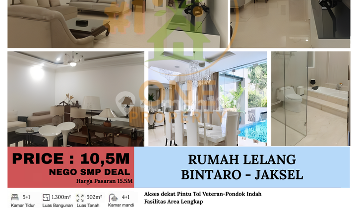 Rumah Lelang Murah di Bintaro - Jakarta Selatan Rumah Lelang Murah di Bintaro - Jakarta Selatan