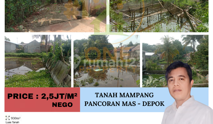 For Sale Land Mampang, Pancoran Mas - Depok