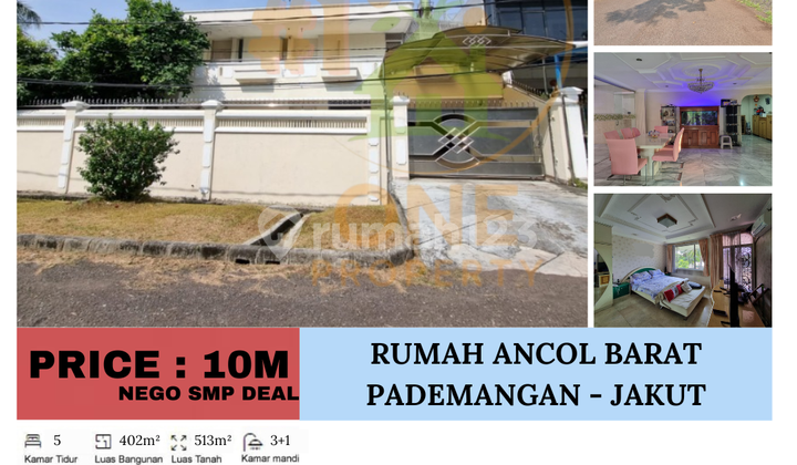 House for Sale in West Ancol, Pademangan - North Jakarta