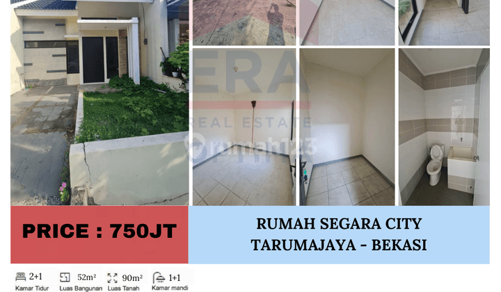 Dijual Rumah di Segara City, Tarumajaya - Bekasi 1