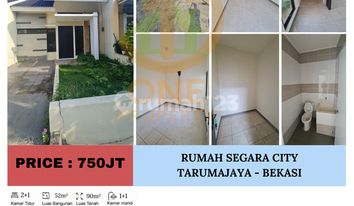 Turun Harga!! Rumah di Segara City, Tarumajaya - Bekasi