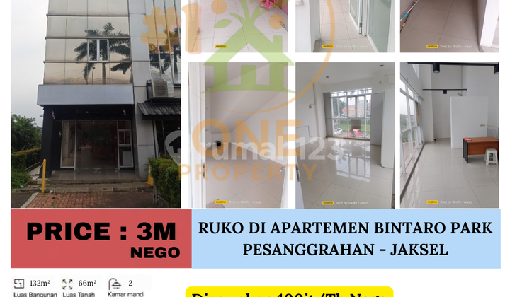 Ruko Bu! Apartemen Bintaro Park View, Pesanggrahan - Jakarta Selatan Ruko Bu! Apartemen Bintaro Park View, Pesanggrahan - Jakarta Selatan