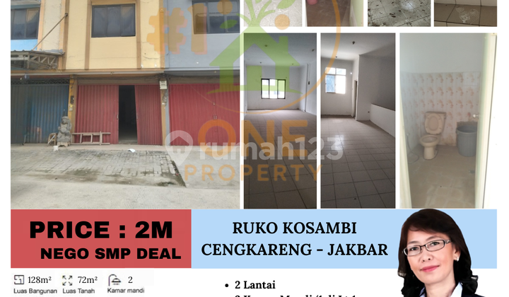 Dijual Ruko Kosambi, Cengkareng - Jakarta Barat