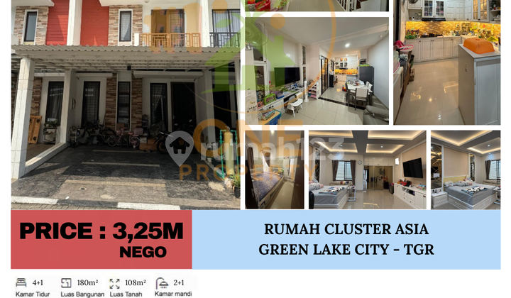 Dijual Cepat Rumah di Green Lake City, Gondrong - Tangerang