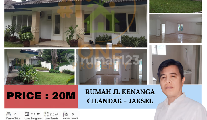 Dijual Rumah Jl Kenanga, Cilandak, Jakarta Selatan