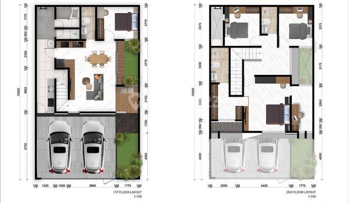 Rumah 2 Lantai Baru Semi Furnished di Metland, Jakarta Barat 2