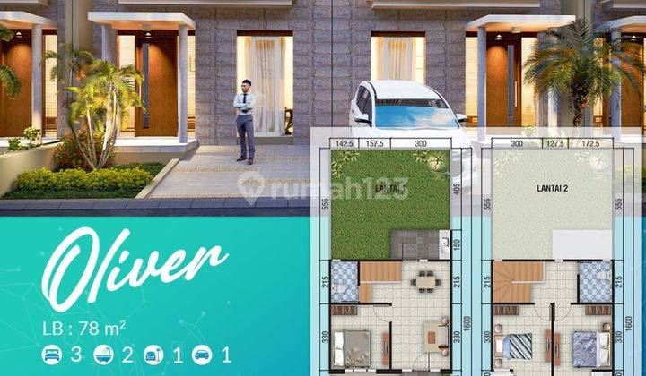 Rumah Murah 2 Lantai Strategis Bebas Banjir Kota Cirebon 1