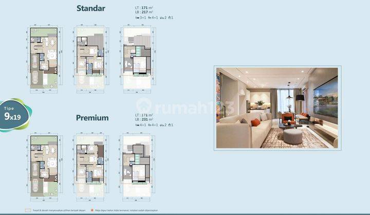 Rumah 3 Lantai Heron Unfurnished Gadingserpong 7