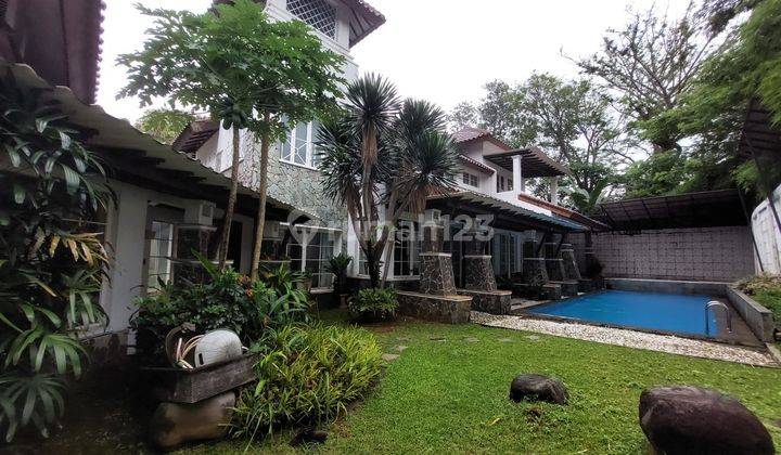 Rumah 2 Lt Ada Pavilliun Private Pool ,taman Tirta Golf Bsd  1