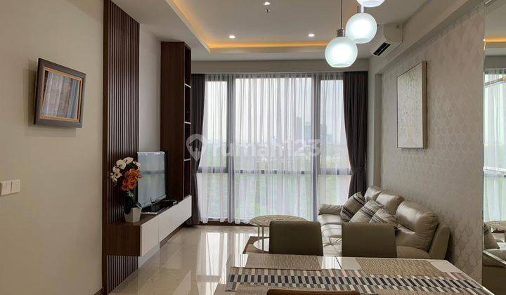 Apartement Marigold Navapark Bsd 2 BR Furnished View Botanical Dekat Aeon Mall Bsd,tangerang 1