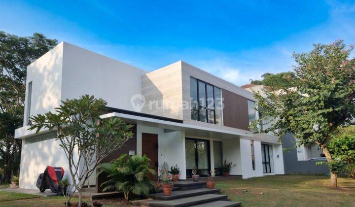 di jual rumah + kavling hoek style minimalis CLUSTER RINDANG BSD Vermont, Tangerang 1