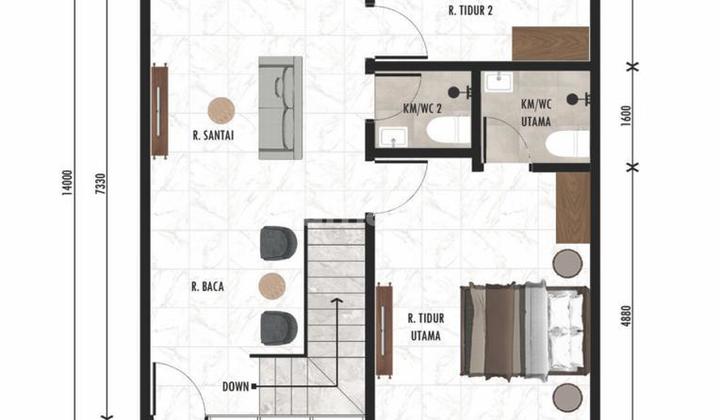 DI JUAL Rumah BRAND NEW  BSD Nusaloka, Tangerang LOKASI DEKAT TOL DAN STASIUN 2