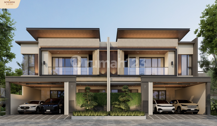 Dekat Akses Tol, Rumah New, 2 Lantai, Bebas Banjir