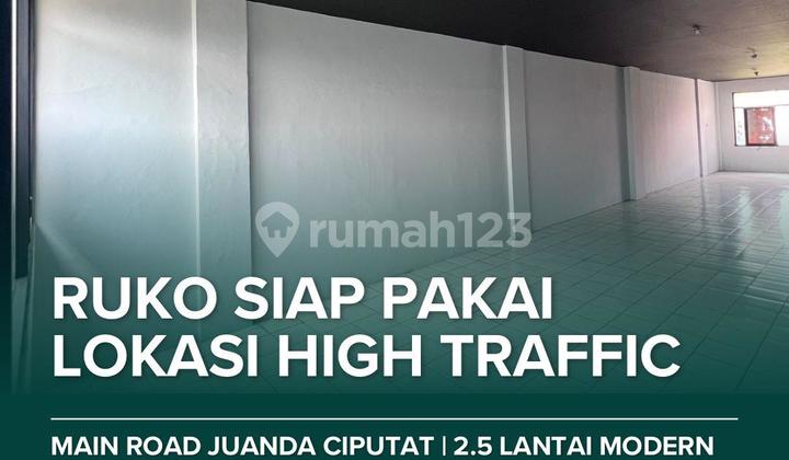 Rent/Sell Strategic Shop House Busy in Juanda Ciputat Rempoa Tangerang 2