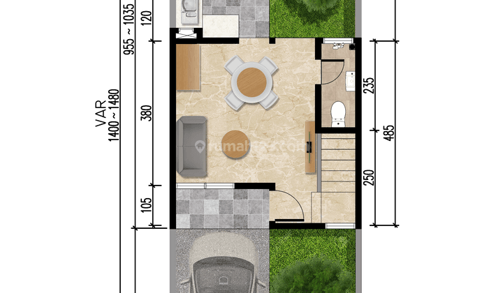 Sutasa Jakarta Barat,rumah 2 Lantai Lt 70m2.dekat Pik2 Dan Citra8 2