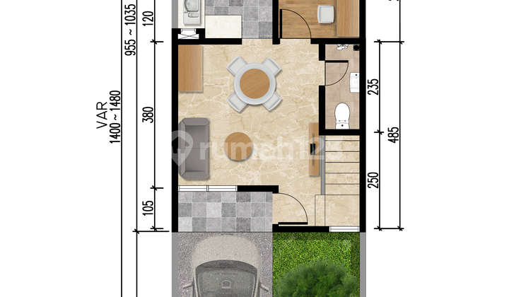 Sutasa Jakarta Barat,rumah 2 Lantai Lt 74m2.dekat Pik2 Dan Citra8 2
