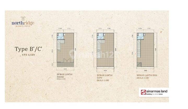 Disewa Ruko Baru Northridge Business Center, Bsd City 1