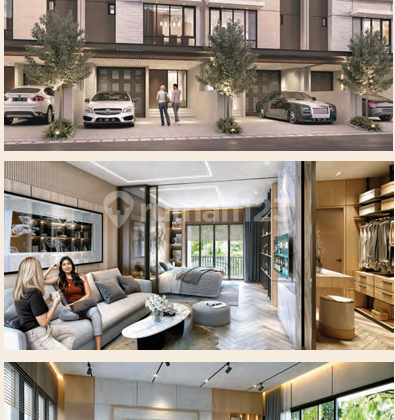 Rumah Pondok Indah Town Hose 2, Dekat Pim 3 2