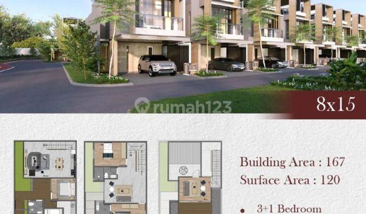 Rumah Brand New Cluster South Tresor Metland Puri 2